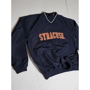(#6) Syracuse Pullover Jacket Mens Large Blue  Windbreaker Size Men's Large